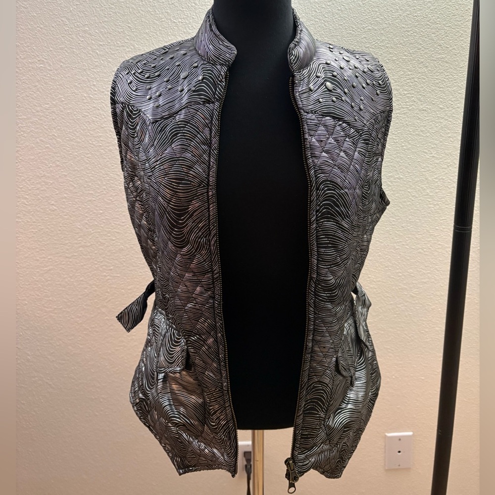 Roper Black Jacket with Silver Accents🩶